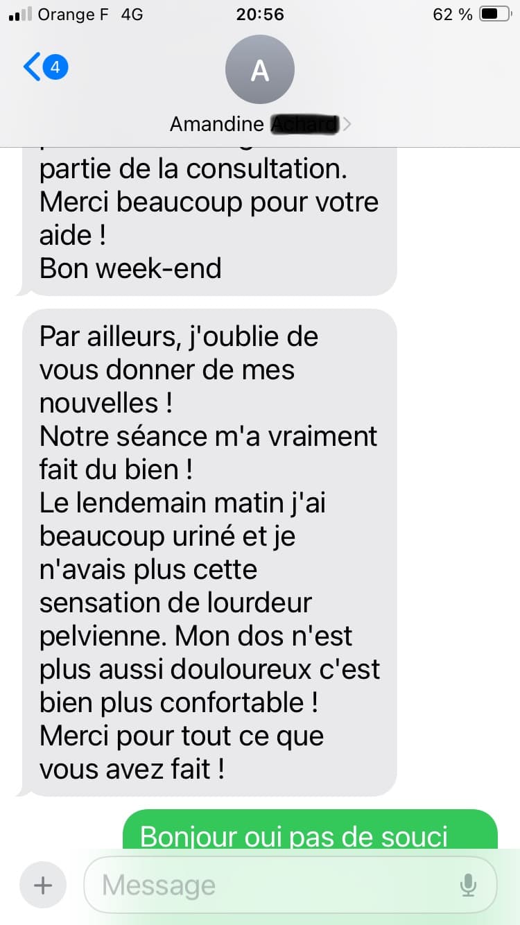Témoignage de Amandine